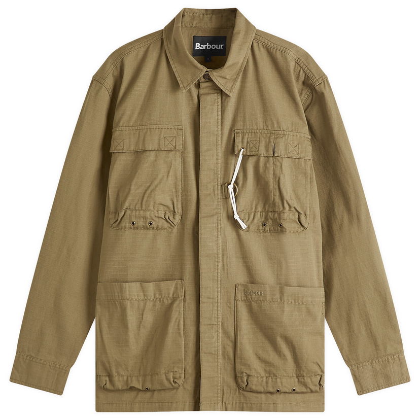 Paita Barbour Men's Heritage+ Westmorland Ripstop Overshirt, Size Large Vihreä | MOS0420OL39