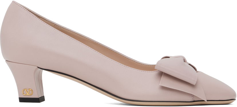 Tennarit ja kengät Valentino Valentino Garavani Bowow Kitten Heels Vaaleanpunainen | 6W2S0LB5DDT