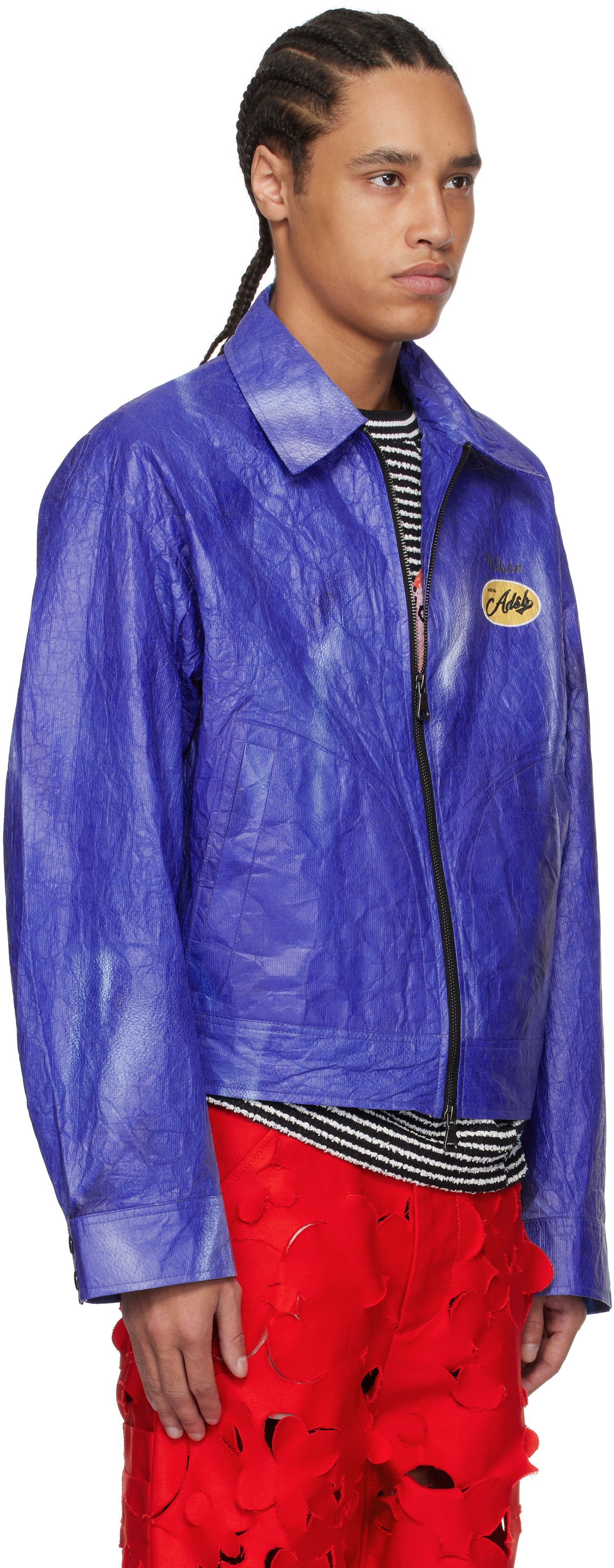 Bomber-takki Andersson Bell Andersson Bell Wilson Printed Tyvek Jacket Sininen | awa689u, 1