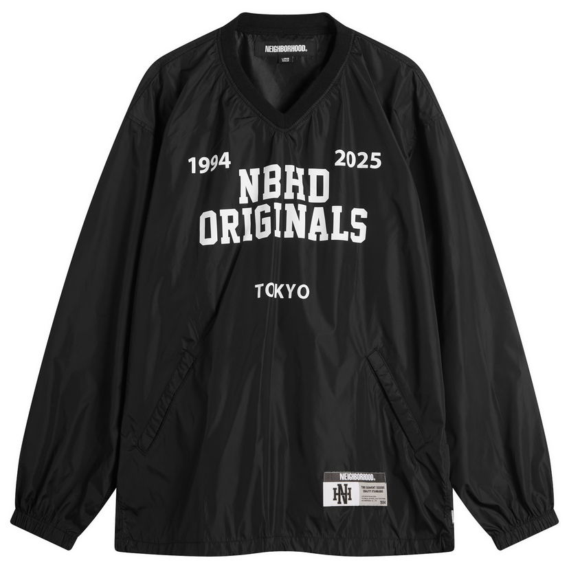 Tuulitakki Neighborhood 1994 2025 NBHD Originals Tokyo Pullover Shirt Musta | 252TSNH-SHM04-BLK