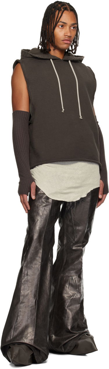 Jeans Rick Owens Concordians Bolan Waxed Flared Jeans Ruskea | RR02E1335 BZMC, 4