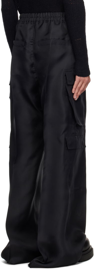 Cargo housut Rick Owens Rick Owens Hollywood Cargobelas Cargo Pants Musta | RR01E5339 SG, 2