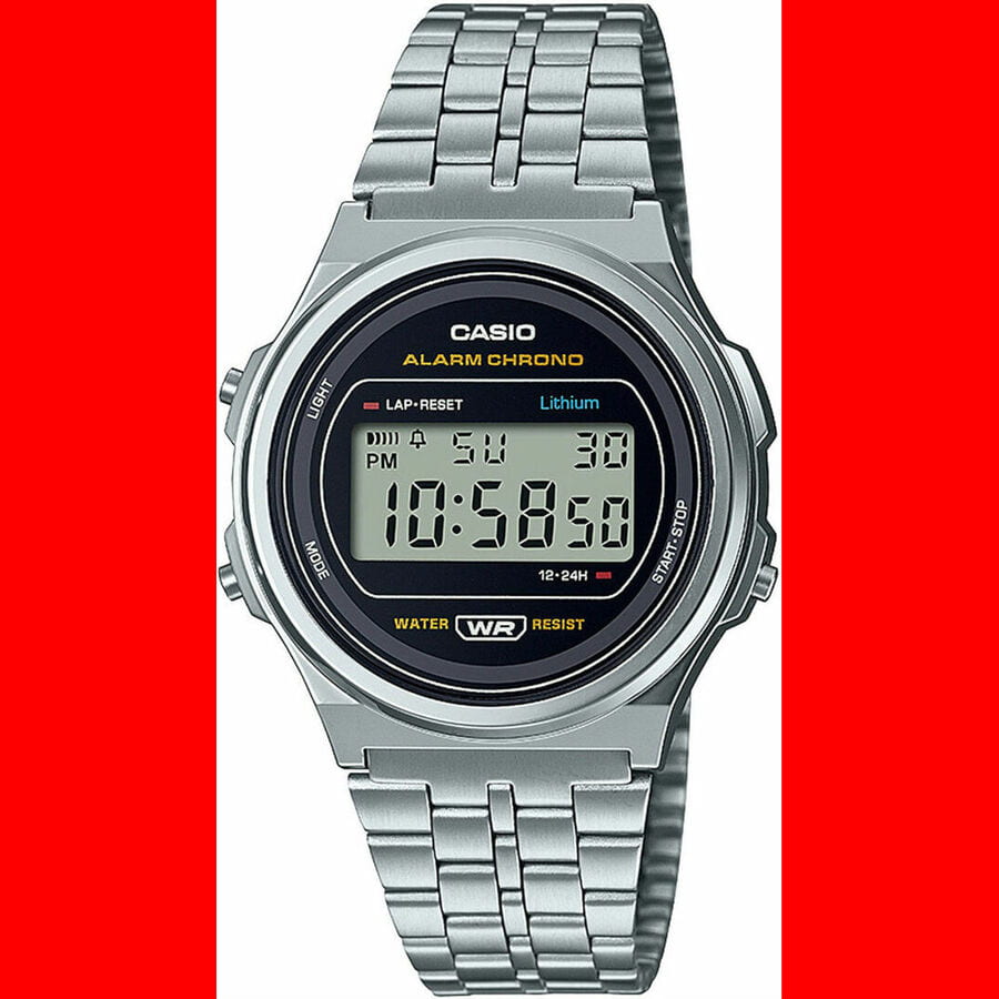 Katsella CASIO Vintage A171 Metallinen | A171WE-1AEF, 1