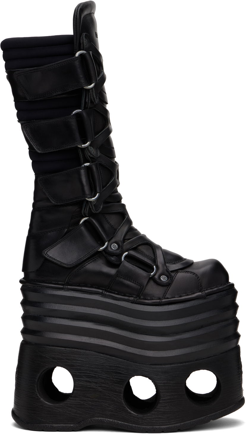 Vaatteet VETEMENTS VETEMENTS New Rock Edition Platform Tower Boots Musta | UA66SN140B