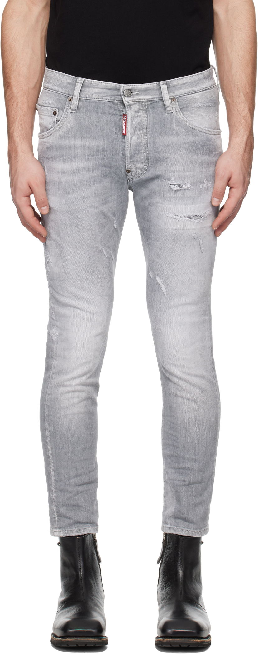 Jeans DSQUARED2 Dsquared2 Skater Jeans Harmaa | S74LB1656_S30260