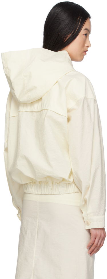 Takki LEMAIRE LEMAIRE Women's Hooded Button-Up Jacket Valkoinen | OW1067 LF1234, 2