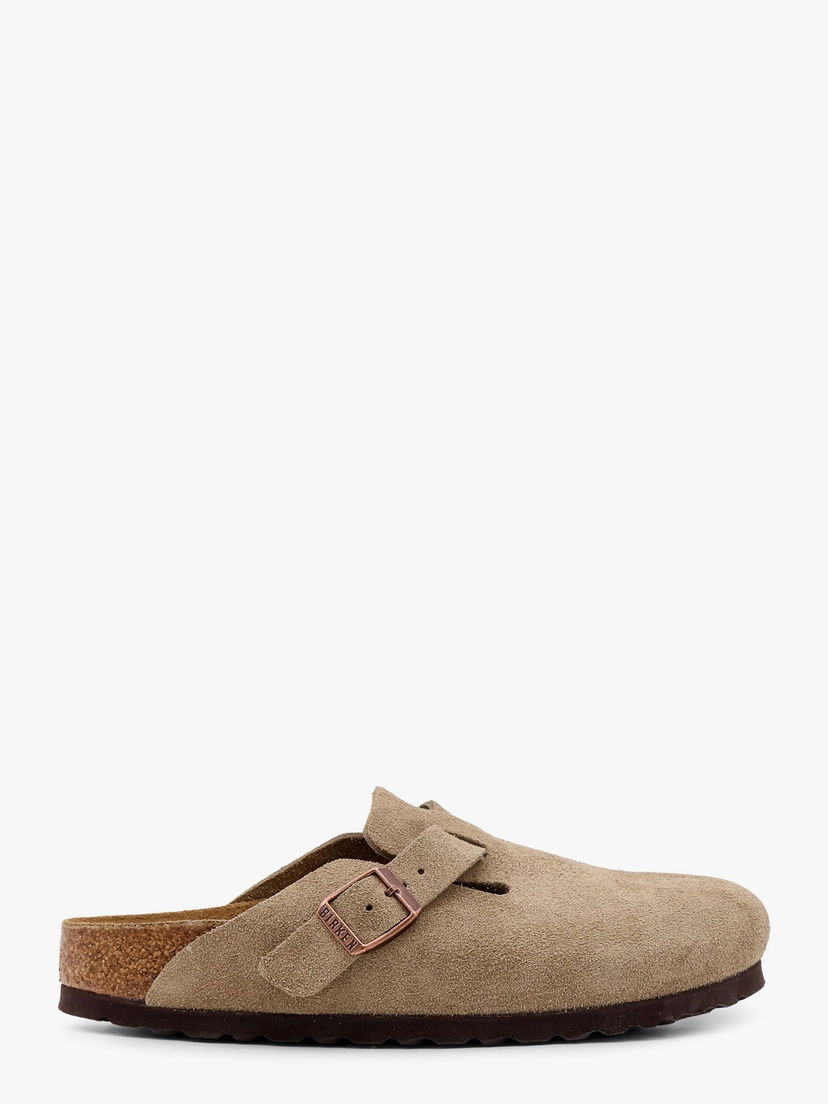 Tennarit ja kengät Birkenstock Birkenstock Boston Suede Clogs Beige | 060463TAUPE