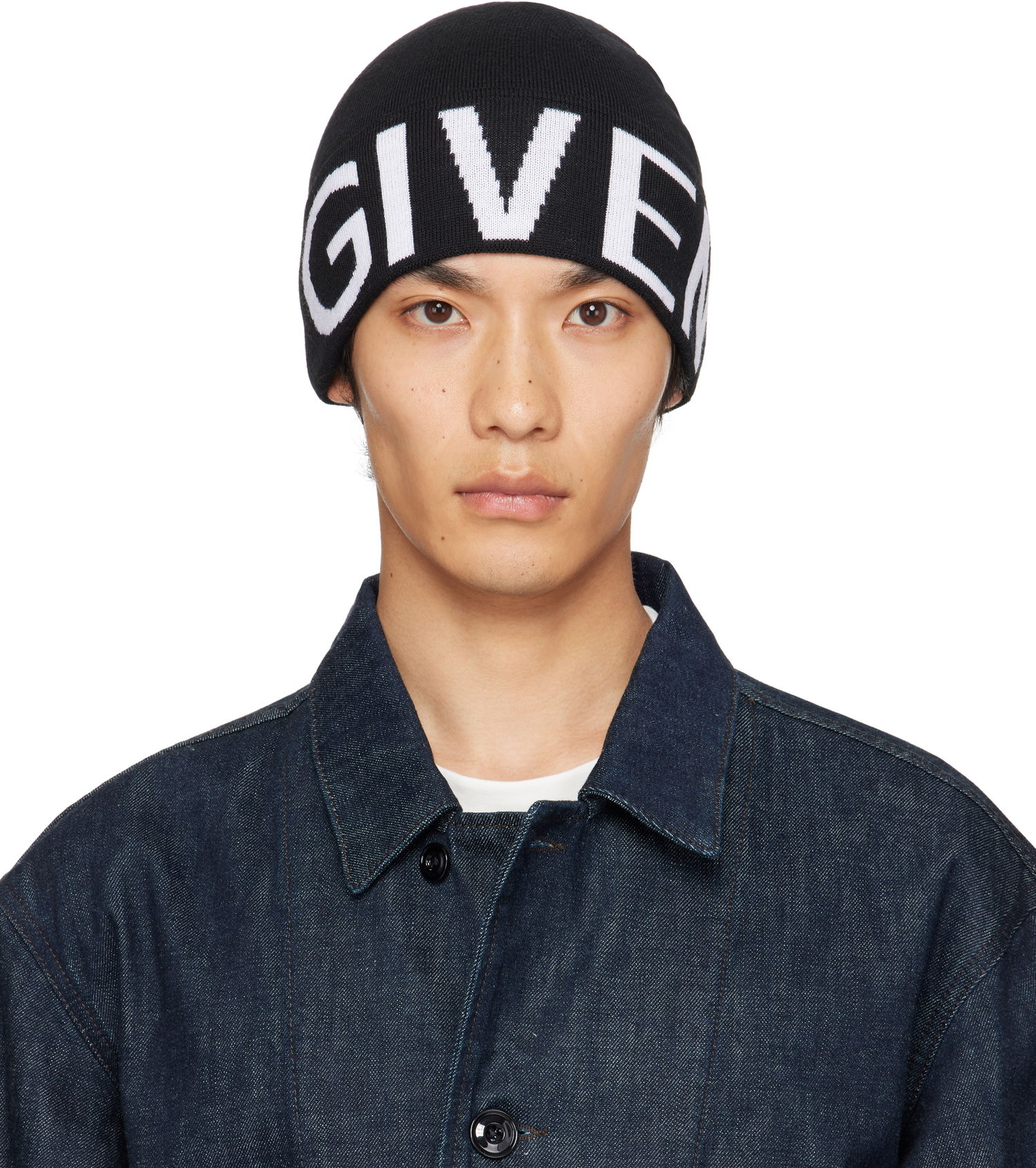 Pipo Givenchy Givenchy Jacquard Beanie Musta | 710003973001-U7925, 0