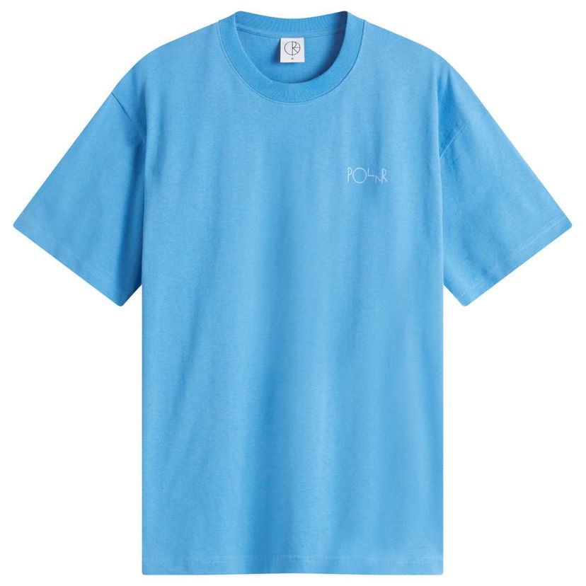 T-paita Polar Skate Co. Polar Skate Co. Men's Stroke Logo T-Shirt, Size Large Sininen | PSC-SP25-30