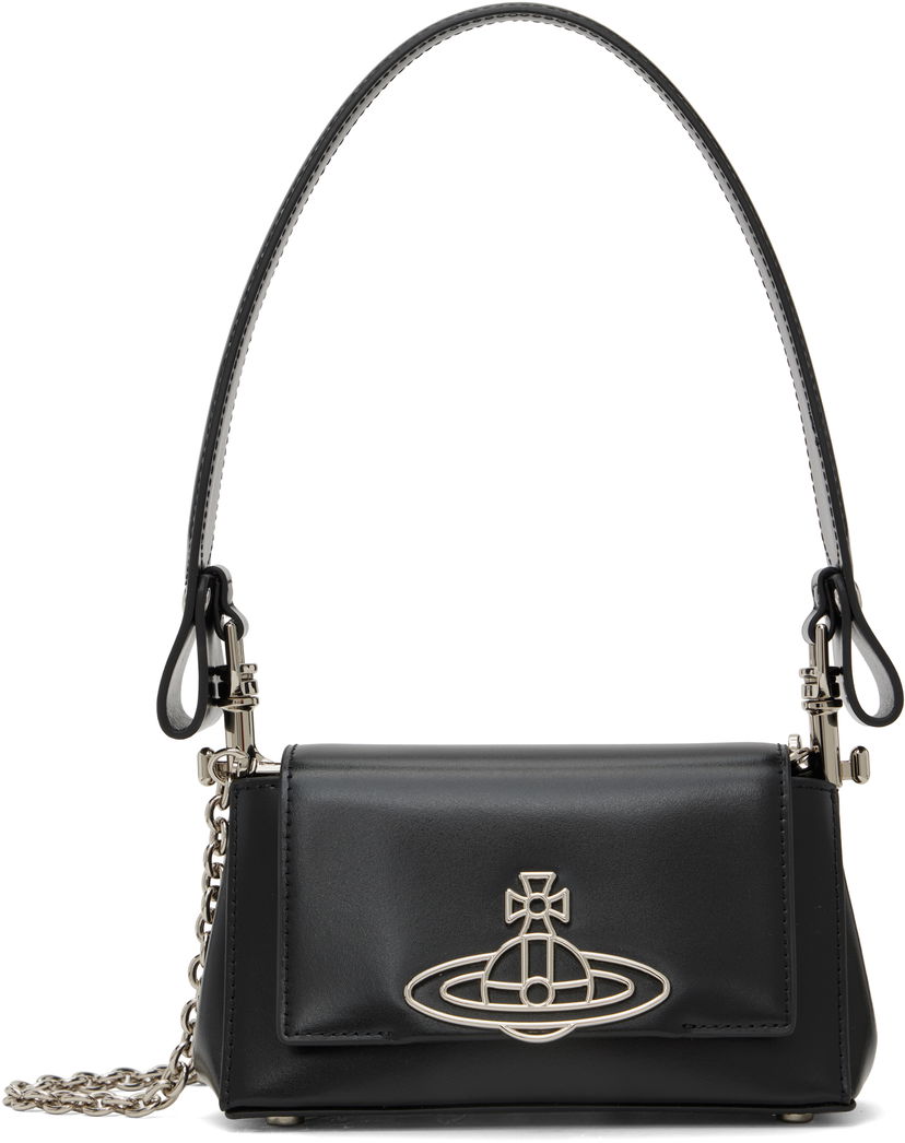 Käsilaukku Vivienne Westwood Vivienne Westwood Hazel Small Shoulder Bag Musta | 4603000IW-L0077-