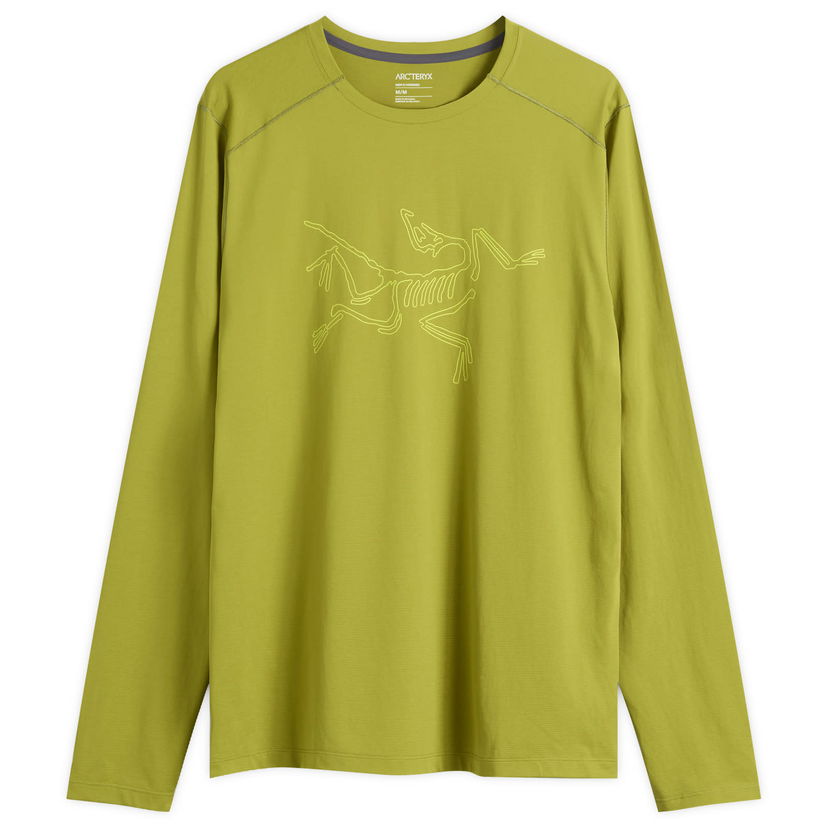 T-paita Arcteryx Cormac Logo Long Sleeve T-Shirt Vihreä | X000008452-022333
