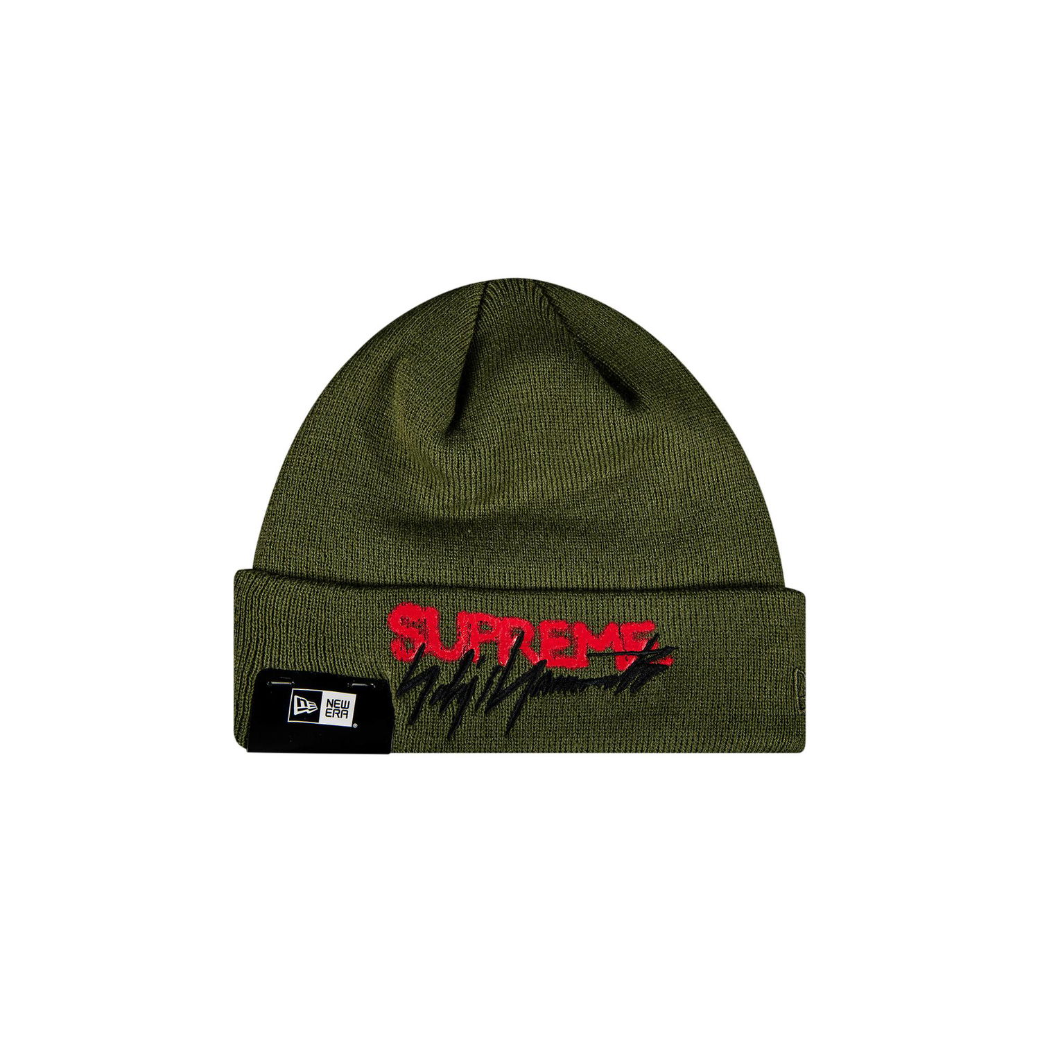 Pipo Supreme Yohji Yamamoto x New Era Beanie Vihreä | FW20BN5 OLIVE, 1
