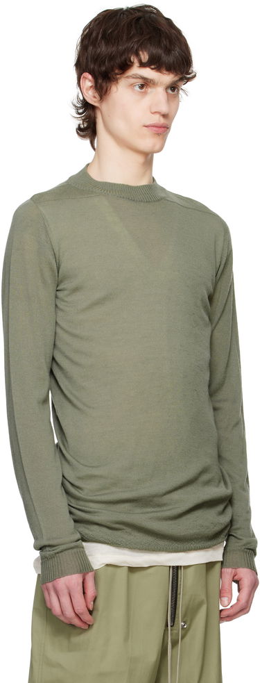 Villapaita Rick Owens Rick Owens Hollywood Level Lupetto Sweater Vihreä | RU01E5625 WS, 1