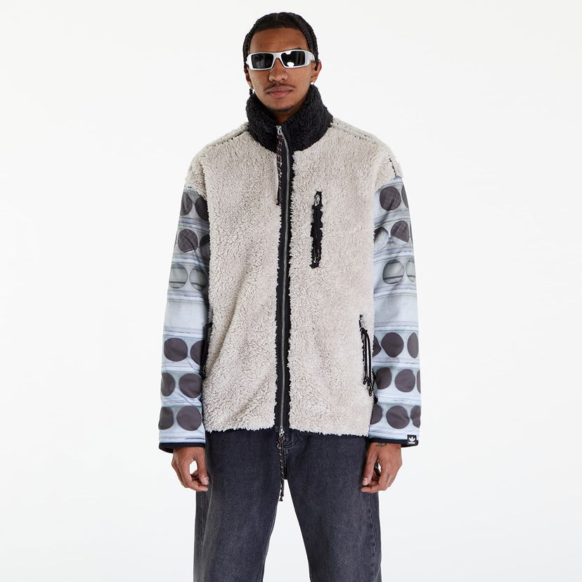 Takki adidas Originals Song For The Mute x Fleece Jacket UNISEX Beige Beige | IY9514