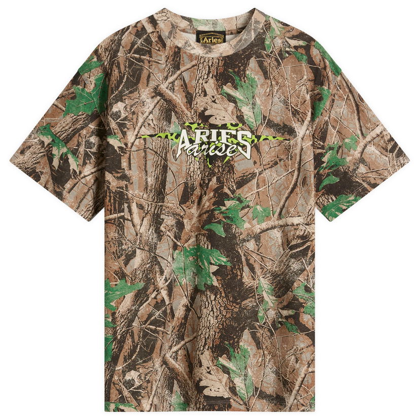 T-paita Aries Aries Moto Dodgem T-Shirt Camo Ruskea | EN60004-01