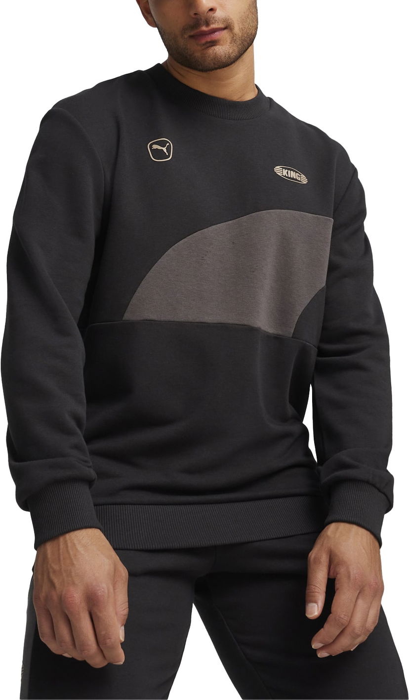 Huppari Puma KING Top Crew Sweatshirt Musta | 658987-04