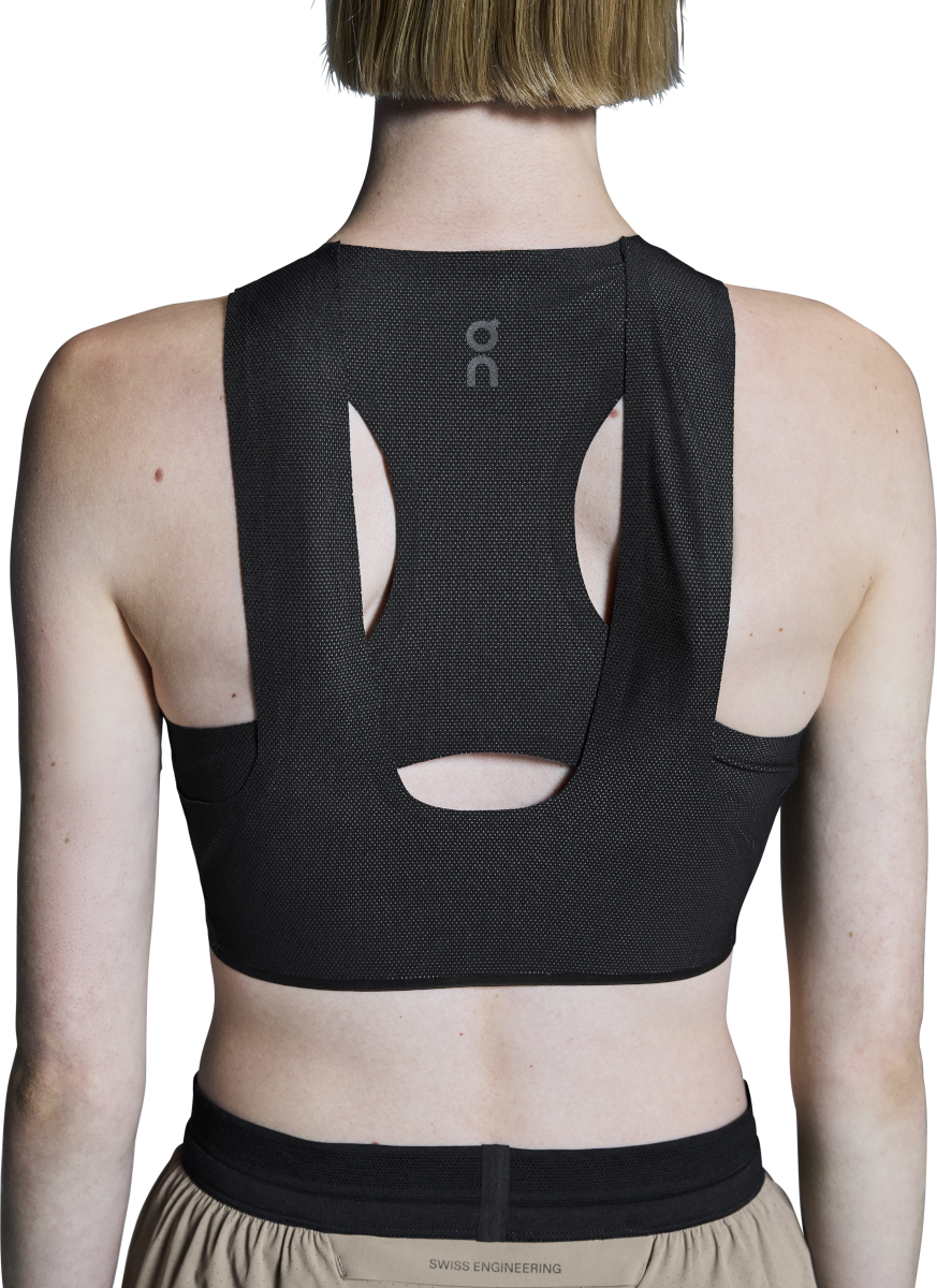 Rintaliivit On Running Race Crop Top Musta | 1wf1019-0553, 1