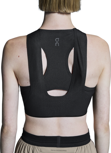 Rintaliivit On Running Race Crop Top Musta | 1wf1019-0553, 1