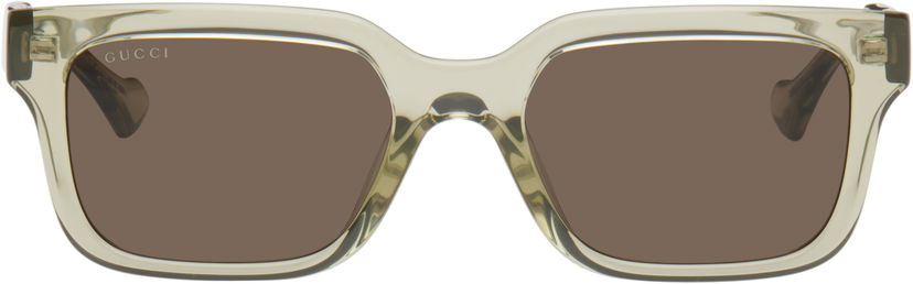 Aurinkolasit Gucci Gucci Rectangular Frame Sunglasses Vihreä | GG1732SK-003