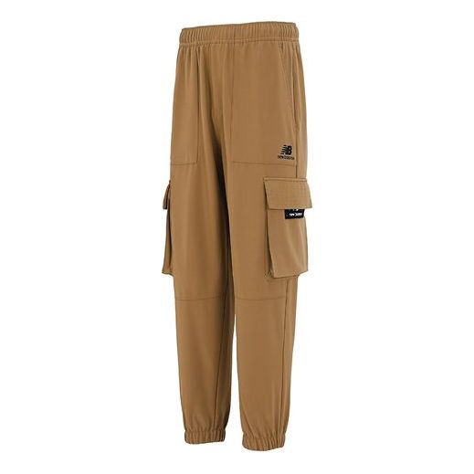 Cargo housut New Balance Fleece Cargo Pants Ruskea | AMP14314-OV