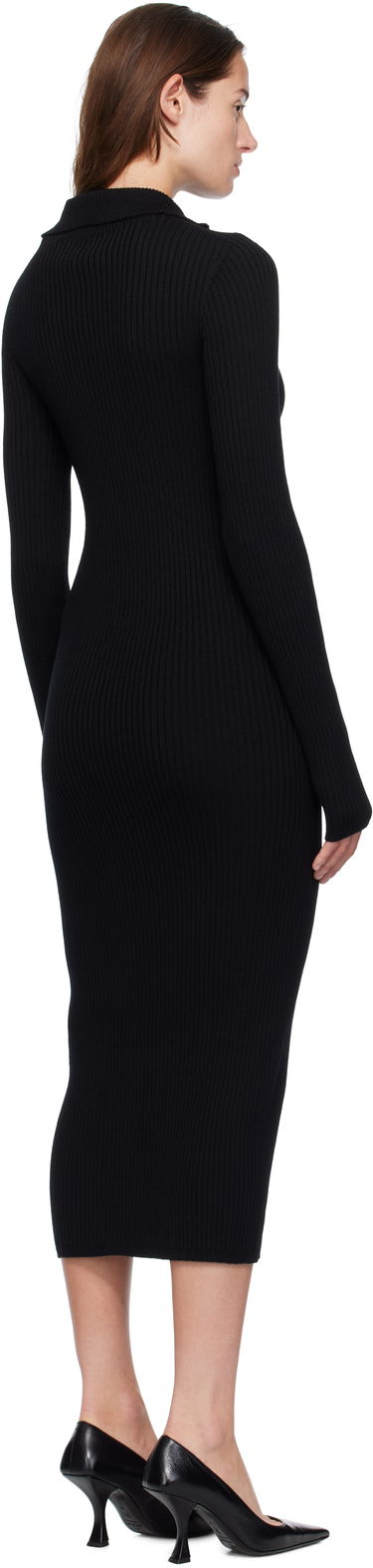 Mekko Moncler EE72 Maxi Dress Musta | K24039L00001M1131, 2