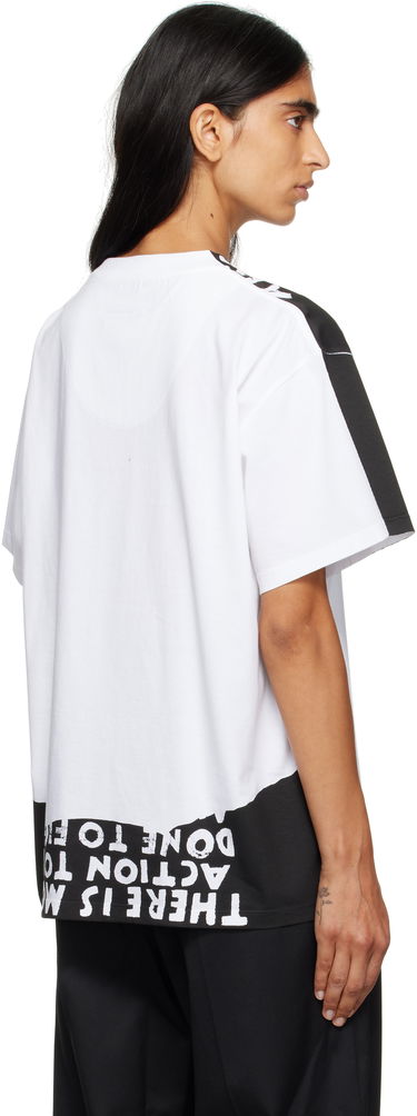 T-paita Maison Margiela MM6 Maison Margiela Two-Tone T-Shirt Musta | SH2GC0033 M20048, 2