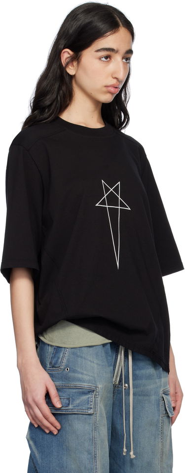 T-paita Rick Owens Rick Owens DRKSHDW Hollywood Walrus T-Shirt Valkoinen | DS01E3201 RNEP3, 4