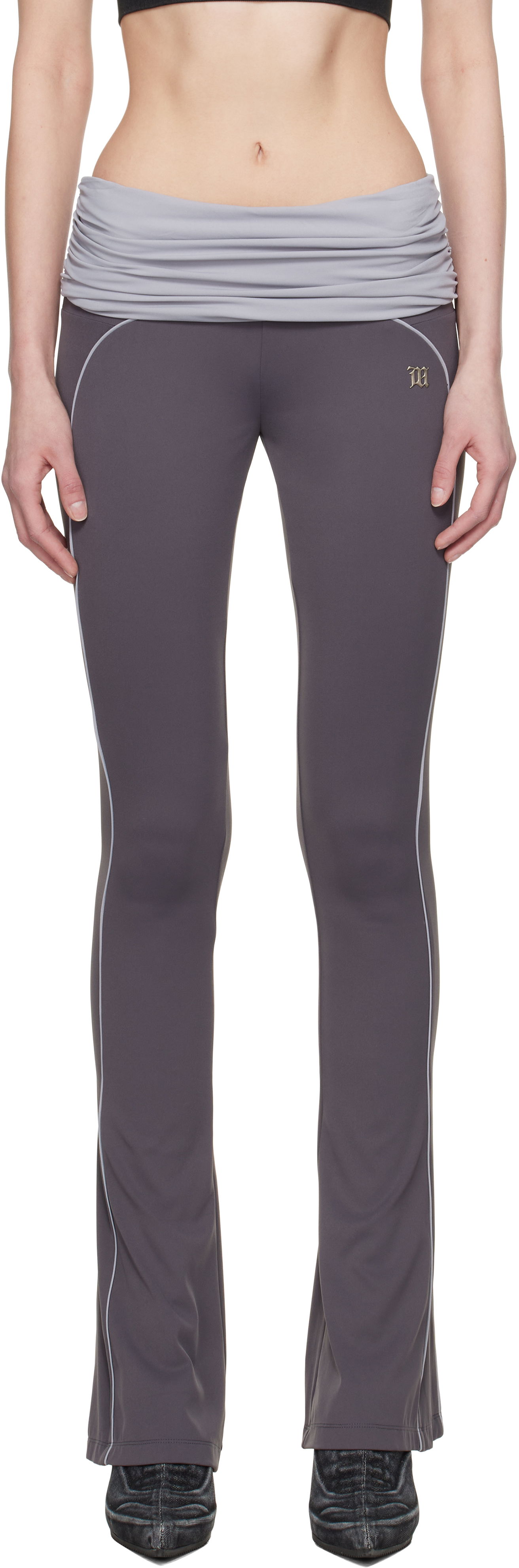 Leggingsit MISBHV MISBHV Flared Wrapped Sport Pants Harmaa | 250W309, 0