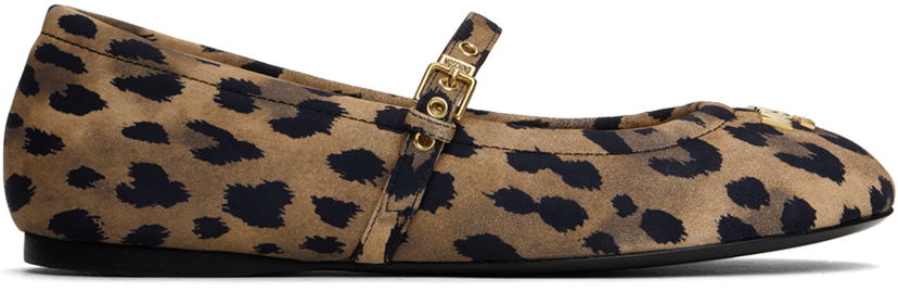 Mekko Moschino Moschino Metal Logo Ballerina Flats Ruskea | MA11040C1L MI0 300