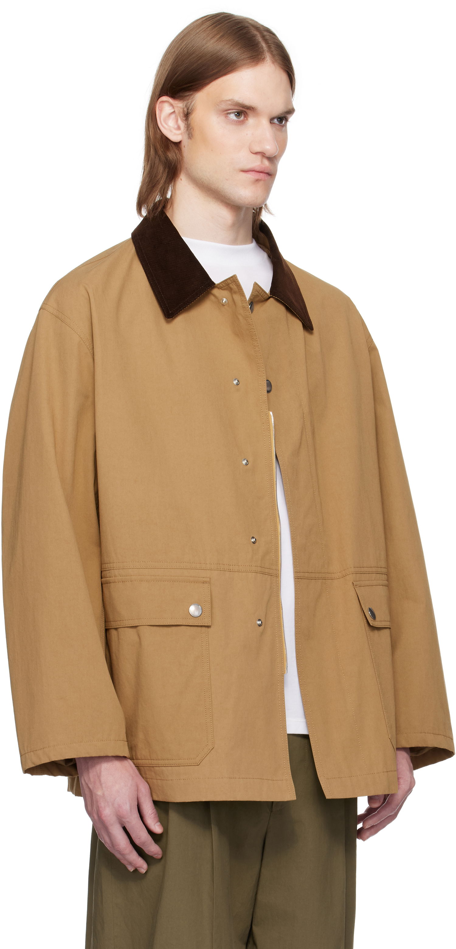Parka The Row The Row Frank Chore Jacket Beige | 618-W3562, 1