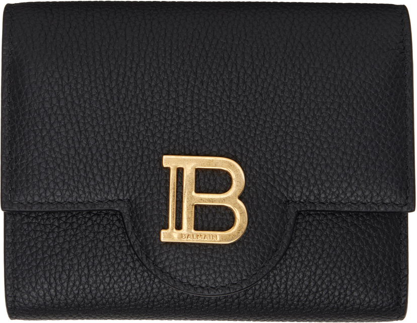 Lompakko Balmain Balmain B-Buzz Trifold Wallet Musta | EM1NK075LPOS