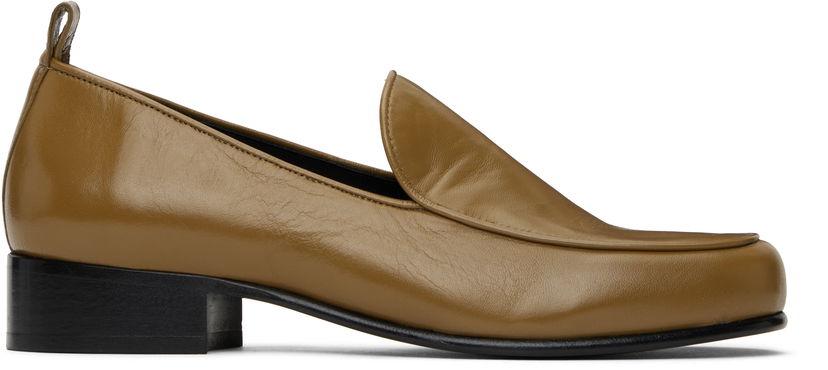 Kengänhoito BY FAR BY FAR Alfred Leather Loafers Ruskea | MWFFC023LL002BR044PL