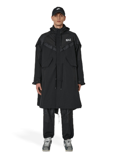Trenssitakki Nike Sacai x Trench Jacket Musta | DQ9027-010