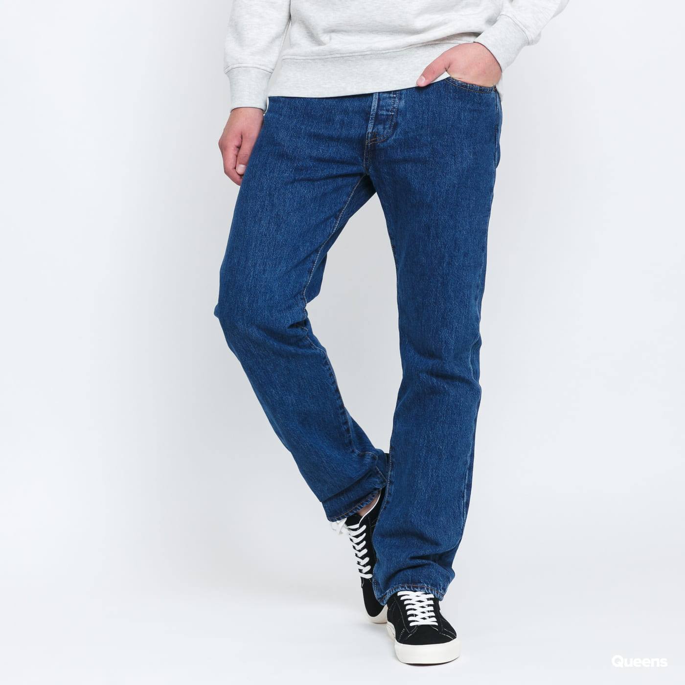 Jeans Levi's 501 Original stonewash Sininen | 00501-0114, 0