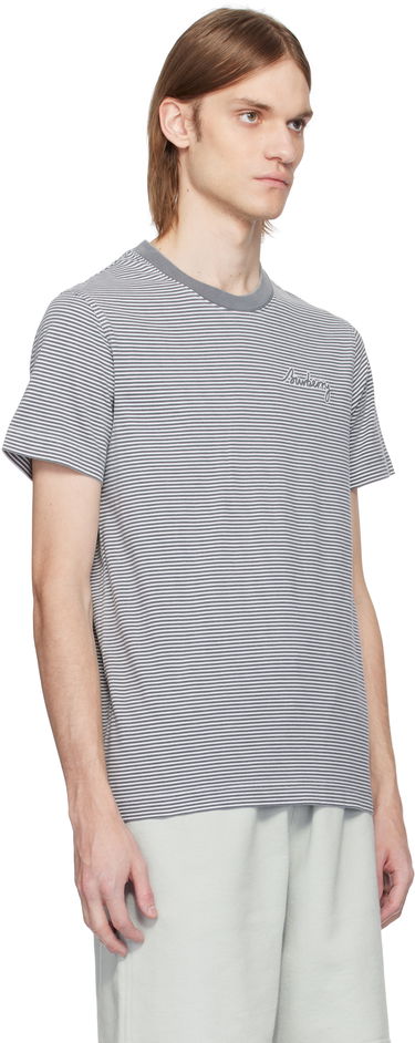 T-paita Burberry Burberry Cotton Striped T-Shirt Harmaa | 8109141, 1