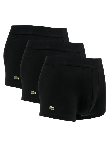 Nyrkkeilijät Lacoste Casual Cotton Stretch Boxer Musta | 5H3407 031