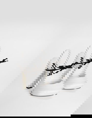 Tennarit ja kengät Dolce & Gabbana Dolce & Gabbana Satin Slingbacks with Bow Valkoinen | CG0930AE54789697, 1