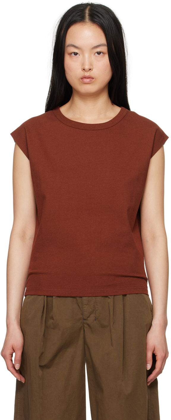 Tankkitoppi LEMAIRE LEMAIRE Cap Sleeve T-Shirt Punainen | TO1167 LJ1010