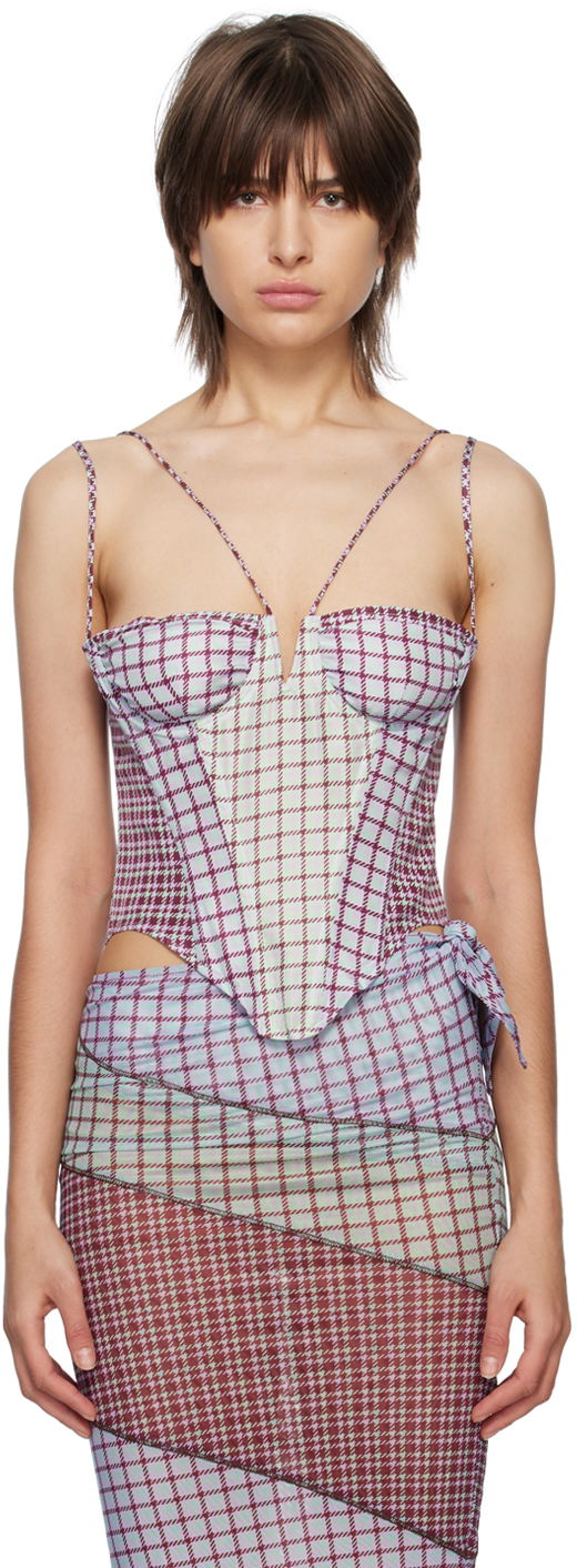 Mekko Miaou Miaou Hannah Jewett Apex Corset Top Violetti | 7046TAFBRS