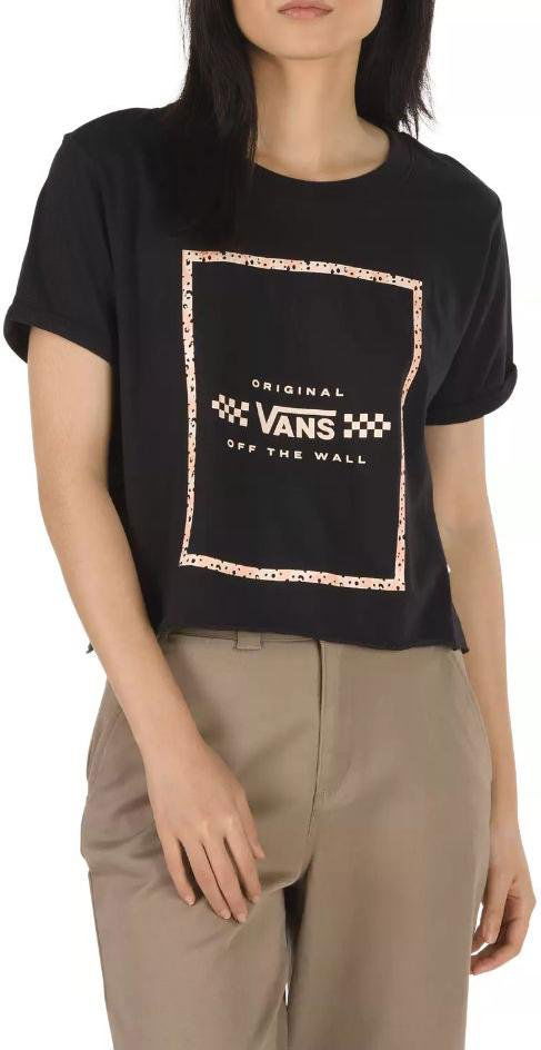 T-paita Vans WM LEILA TEE T-Shirt Musta | vn0a4cwxblk1
