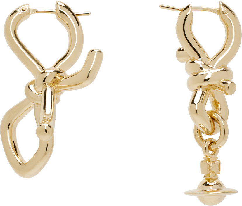Korvakorut Vivienne Westwood Vivienne Westwood Sage Knot Earrings Metallinen | 6202016U-02R001-