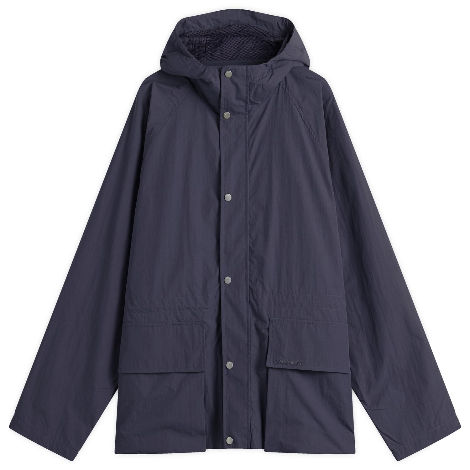 Sadetakki NORSE PROJECTS Herluf Tech Poplin Jacket Tummansininen | N55-0625-7004, 0
