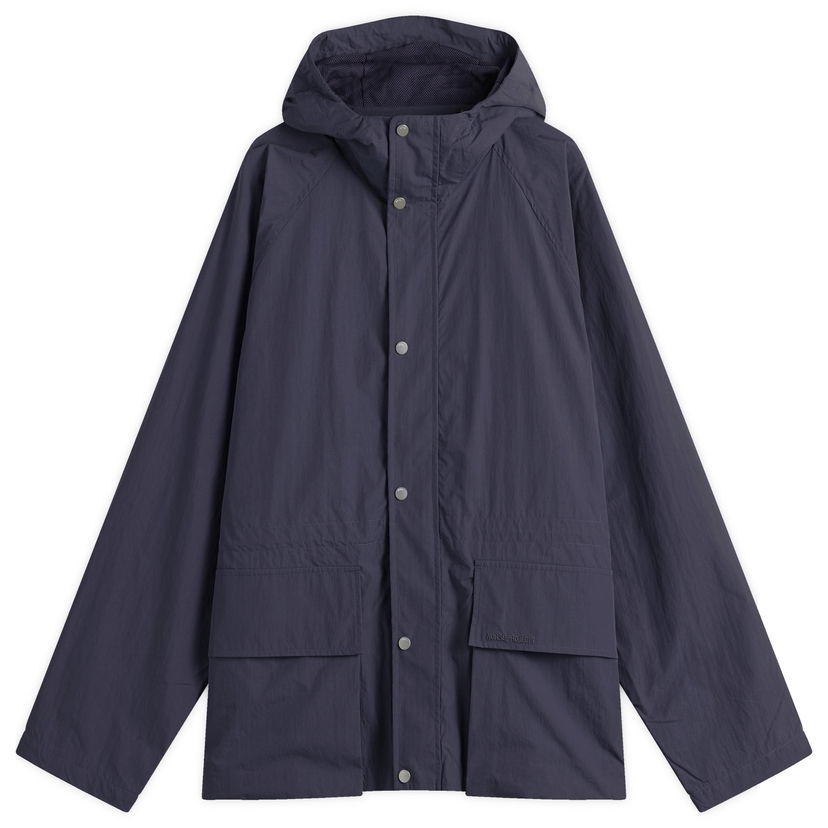 Sadetakki NORSE PROJECTS Herluf Tech Poplin Jacket Tummansininen | N55-0625-7004