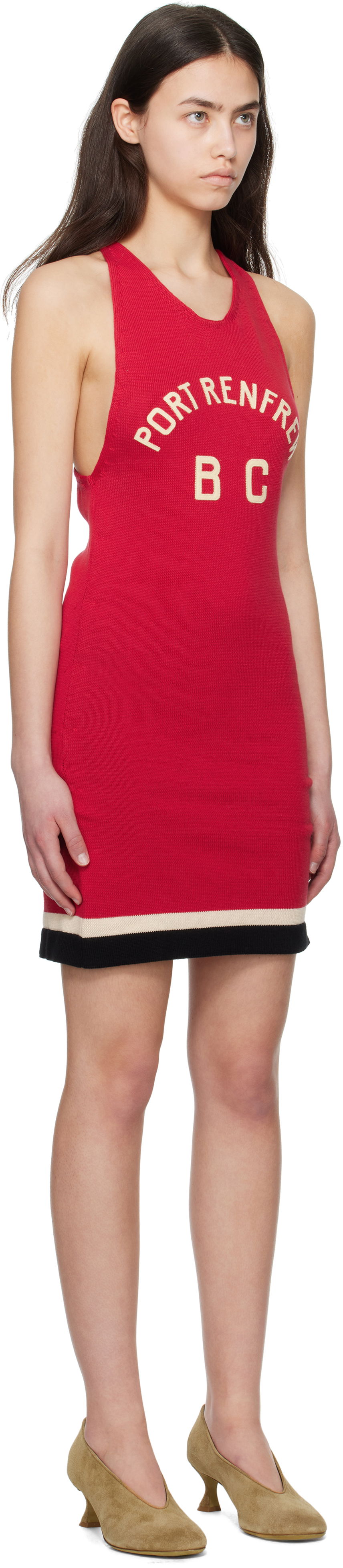 Mekko Bode Bode Port Knit Minidress Punainen | WRS25KT029, 1