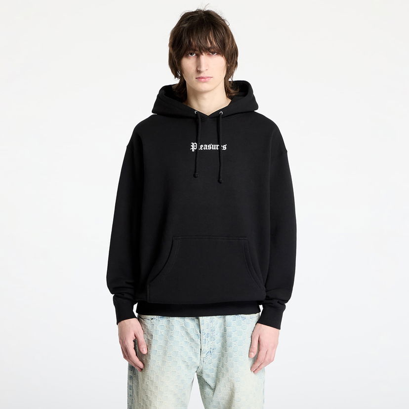 Huppari Pleasures Pleasures Burn Again Hoodie Musta | P25SP071 BLACK