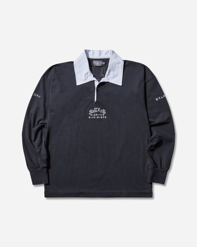 Poolopaita Slam Jam 3AGLES Rugby Polo Musta | POSA2G001 NVY