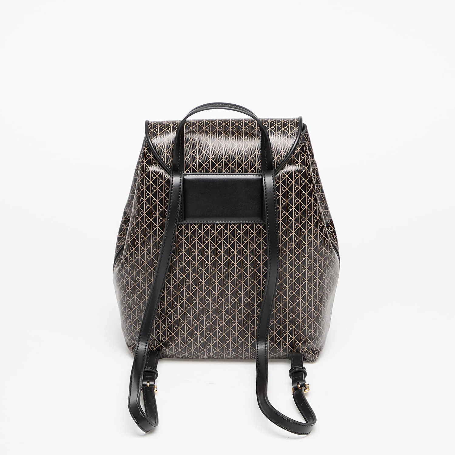 Reppu CALVIN KLEIN Calvin Klein Emblem Aop Flap Backpack Musta | LV04F3271G 2XA, 1