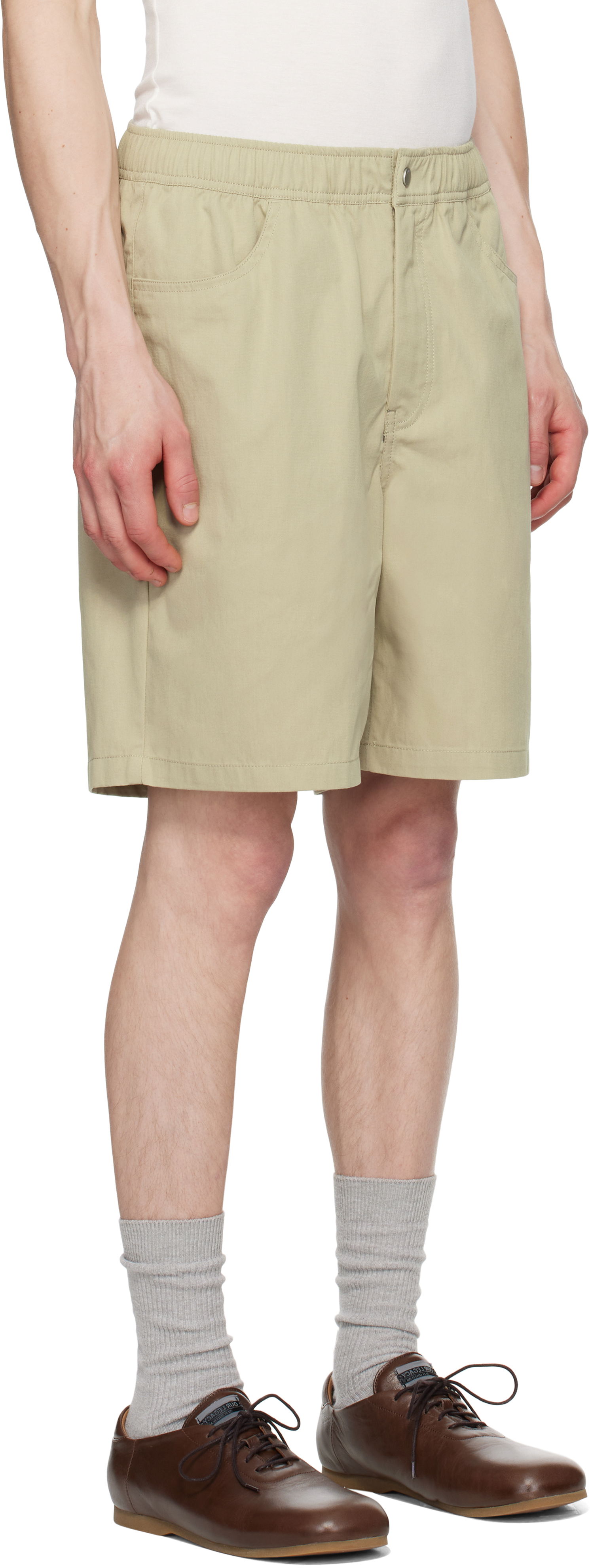 Shortsit NORSE PROJECTS Norse Projects Ragnar Fine Broken Twill Shorts Beige | N35-0620, 1