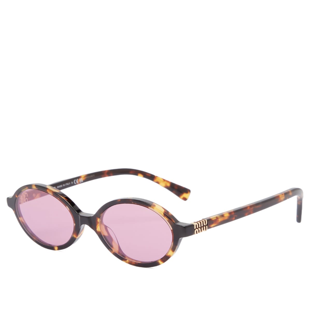 Aurinkolasit Miu Miu Miu Miu Regard Oval Sunglasses Ruskea | 0MU-04ZS-50-VAU50D, 1
