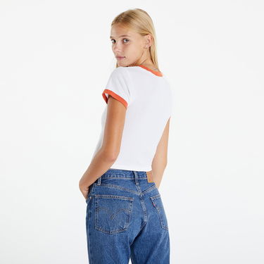 T-paita Levi's Graphic Ringer Mini Tee Valkoinen | A3523-0004, 1